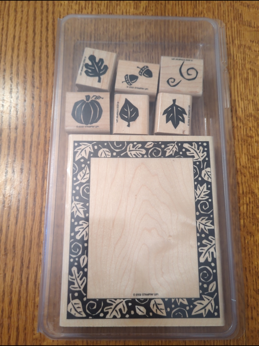 STAMPIN' UP! │ All About Autumn Fall │ Rubber Stamp Set │RETIRED 2002
